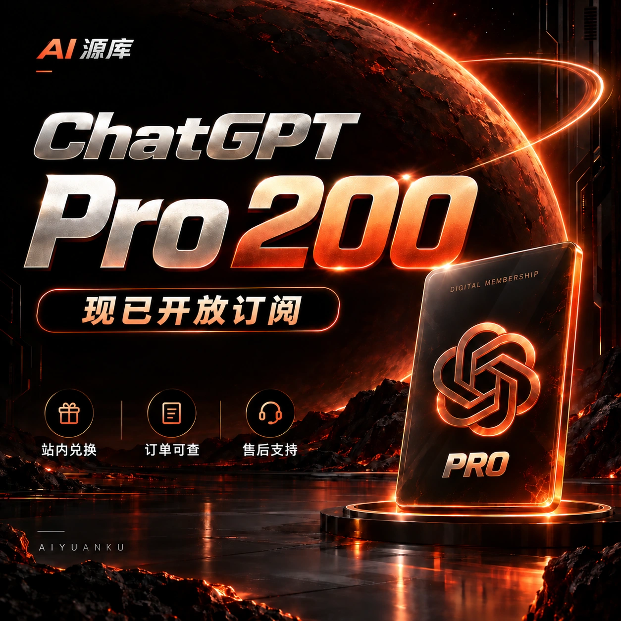 ChatGPT Pro 200 商品封面